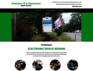 precisiontvandelectronics.com screenshot