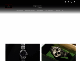 precisionwatches.com screenshot