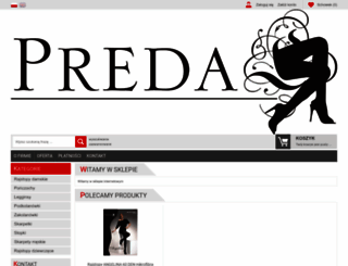 preda.com.pl screenshot