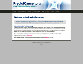 predictcancer.org screenshot