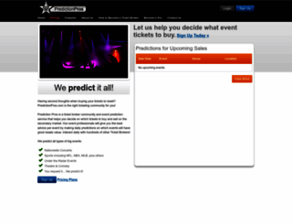 predictionpros.com screenshot