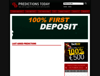 predictions-today.com screenshot