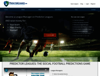 predictorleagues.com screenshot