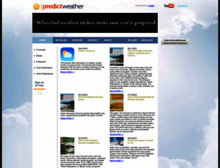 predictweather.com screenshot