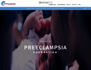 preeclampsia.org screenshot
