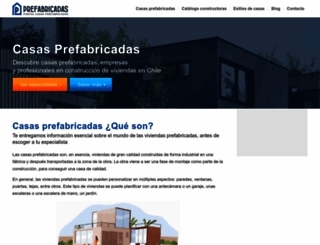 prefabricadas.cl screenshot