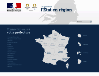 prefectures-regions.gouv.fr screenshot