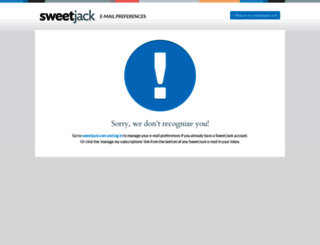 preferences.sweetjack.com screenshot