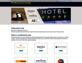 preferential-code.com screenshot