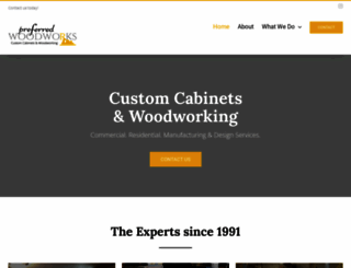preferred-woodworks.com screenshot