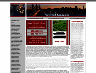 preferredlimousineservice.com screenshot
