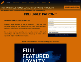 preferredpatron.com screenshot