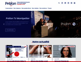 prefon.asso.fr screenshot