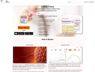 preg.fertilityfriend.com screenshot