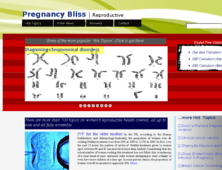 pregnancy-bliss.co.uk screenshot