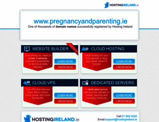 pregnancyandparenting.ie screenshot