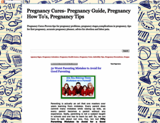 pregnancycures.blogspot.com screenshot
