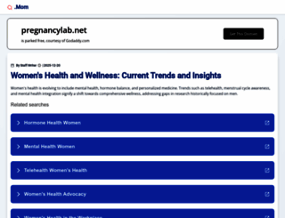 pregnancylab.net screenshot