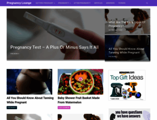 pregnancylounge.com screenshot