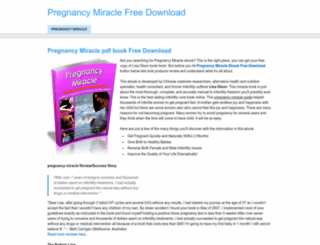 pregnancymiraclefreedownload.weebly.com screenshot