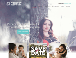 pregnancyresourcesdelco.org screenshot