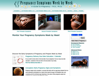 pregnancysymptomsweekbyweek.org screenshot