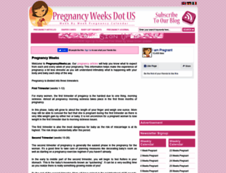 pregnancyweeks.us screenshot