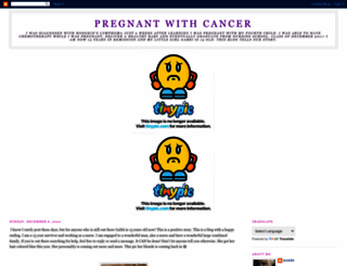 pregnantcancer.blogspot.com screenshot