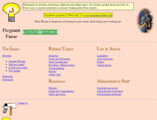 pregnantpause.org screenshot
