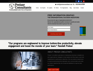preiserconsultants.com screenshot