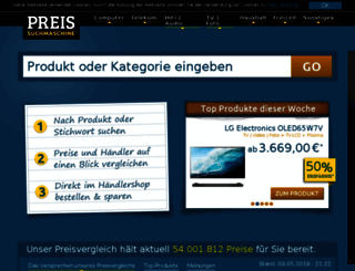 preissuchmaschine.com screenshot