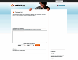 prekladac.net screenshot