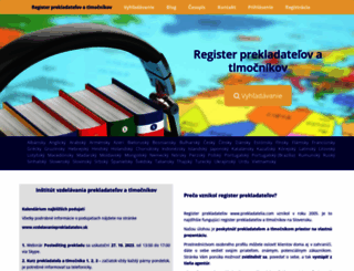 prekladatelia.com screenshot