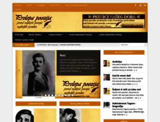 prelepapoezija.com screenshot