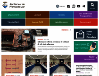 premiademar.cat screenshot