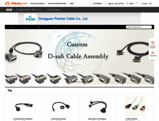 premier-cable-mfg.en.alibaba.com screenshot