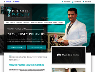 premier-podiatry.com screenshot