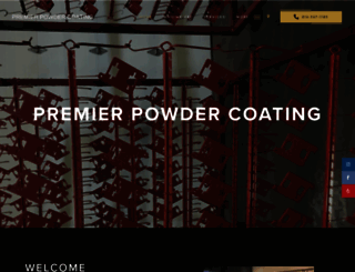 premier-powdercoating.com screenshot