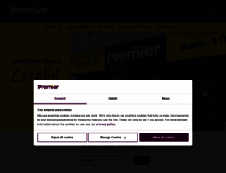 premier-stores.co.uk screenshot