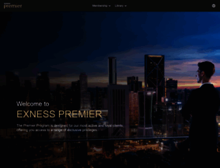 premier.exness.com screenshot