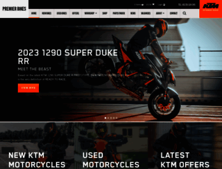 premierbikes.com screenshot