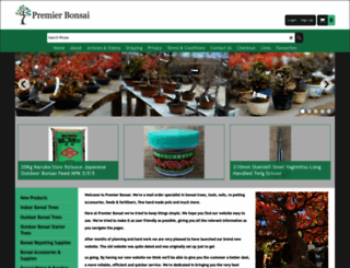 premierbonsai.co.uk screenshot