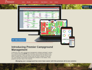 premiercampground.com screenshot
