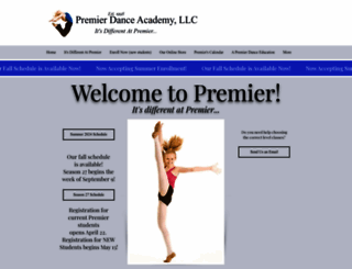 premierdance.com screenshot
