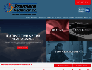 premieremechanical.com screenshot