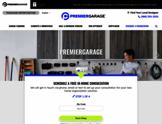 premiergarage.com screenshot