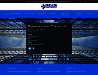premierinsurancecontracts.com screenshot