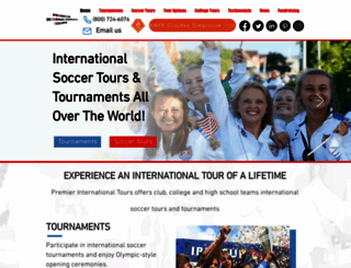 premierinternationaltours.com screenshot