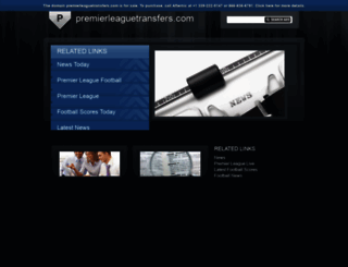 premierleaguetransfers.com screenshot