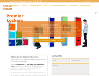 premierlockers.co.uk screenshot